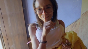 PublicPickups - Latina Francys Belle & Jordi smoking outdoors