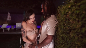 BlackedRAW.com - Hard ramming starring tattooed brunette