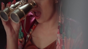 Deeper: Asian blonde babe feels up to submissive sucking dick