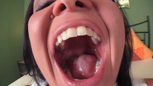 Nubile Nymph Grinds on Big Dildo