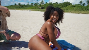 Brazzers: The Triple Threat at the Beach